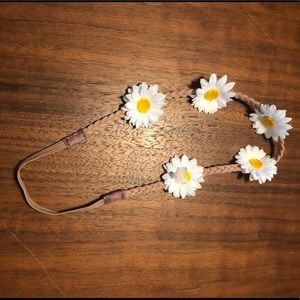 🌼 Daisy bohemian headband boho flower girl